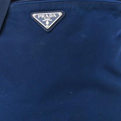 Prada Nylon Vela Flat Messenger Bag Royal 10 of 13