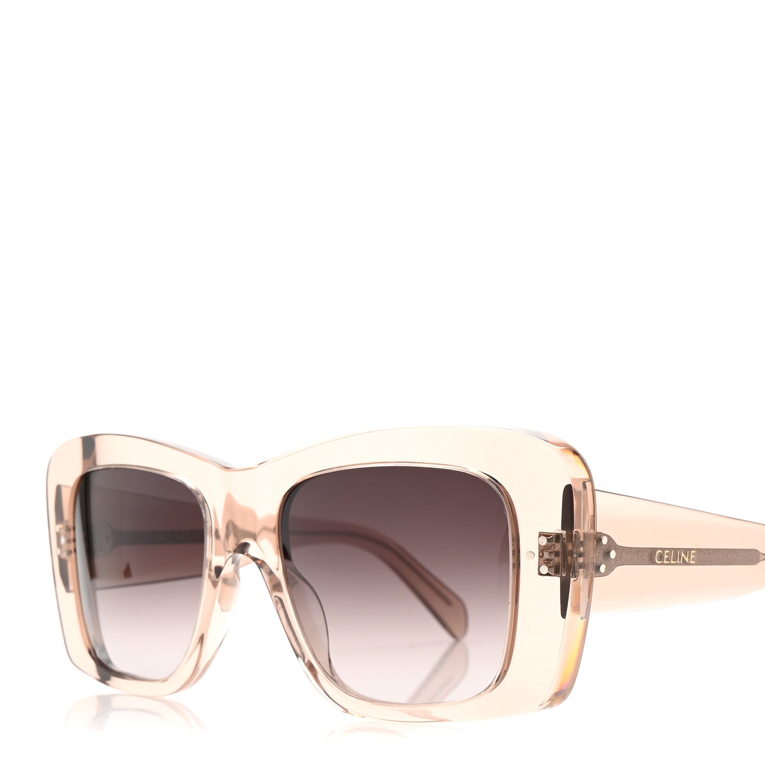 Celine Acetate Sunglasses CL403211 Light Brown 1 of 7
