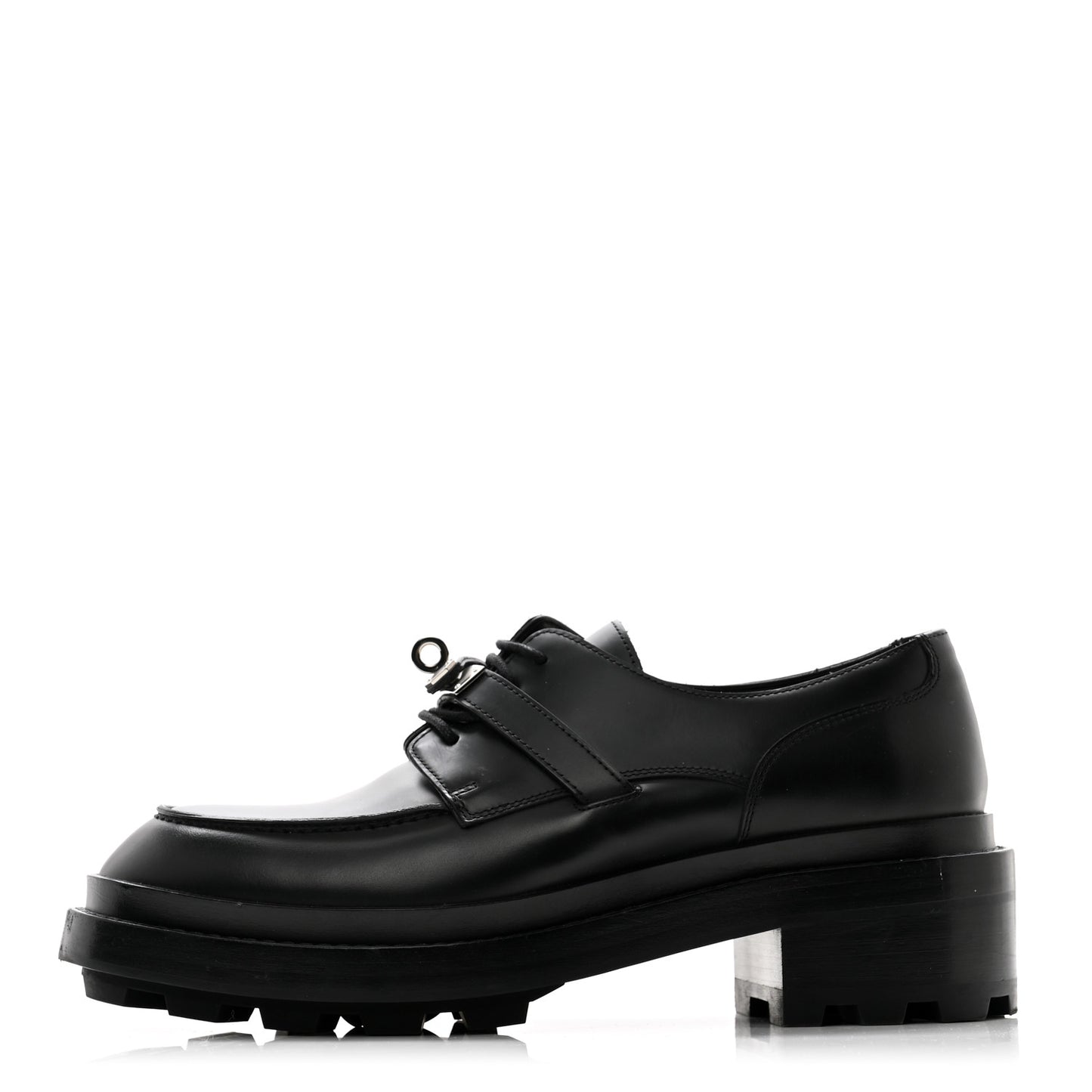 Glossed Calfskin First Oxford 38.5 Black