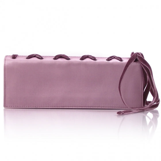 Saint Laurent Satin Corset Ballet Clutch Pink 1 of 8