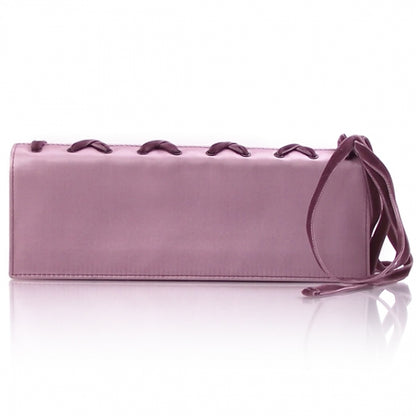 Saint Laurent Satin Corset Ballet Clutch Pink 1 of 8