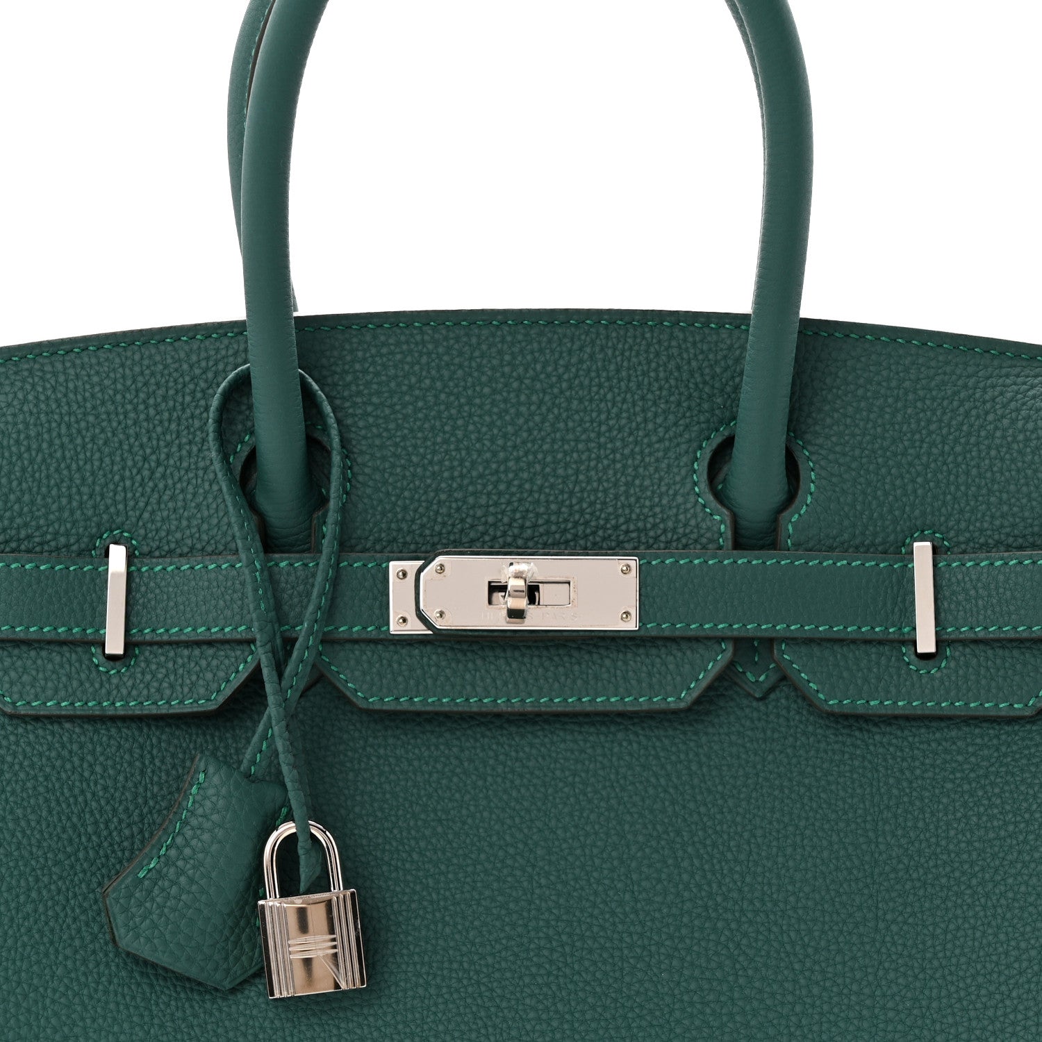 Hermes Togo Birkin 30 Malachite 8 of 11