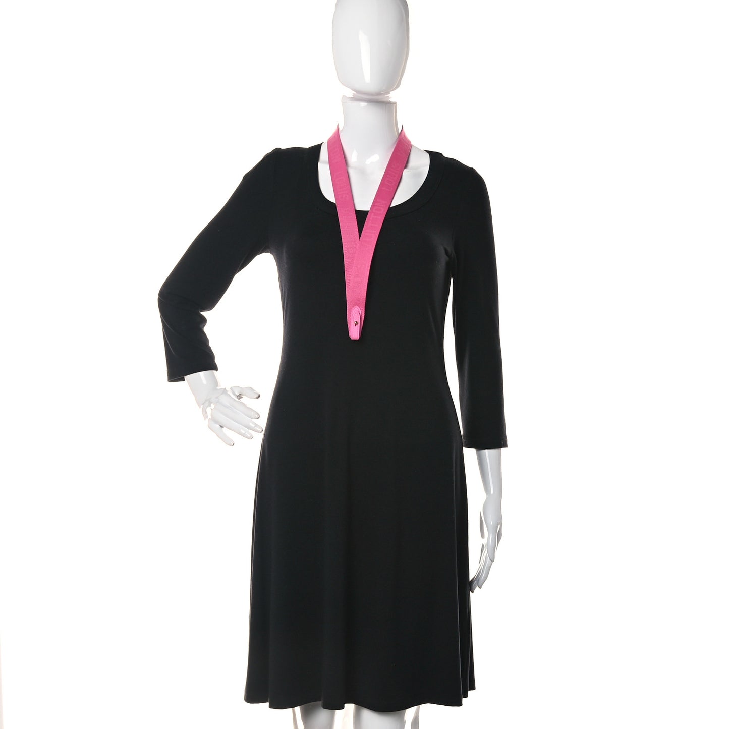 Canvas Multipochette Vuittamins Lanyard Key Holder Strap Rose Violet