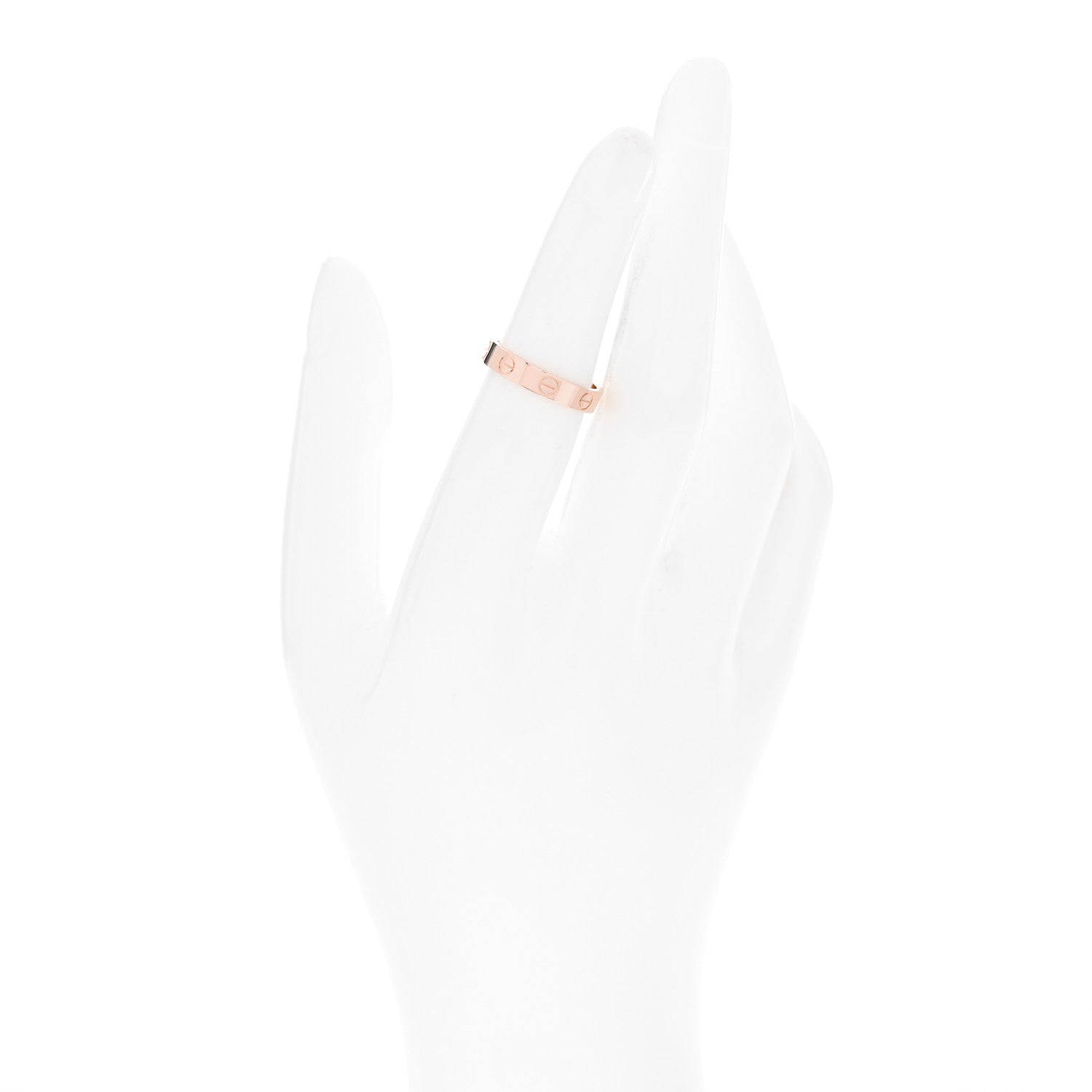 Cartier 18K Pink Gold 3.5mm LOVE Wedding Band Ring 50 5.25 2 of 4