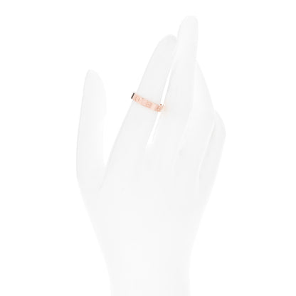 Cartier 18K Pink Gold 3.5mm LOVE Wedding Band Ring 50 5.25 2 of 4