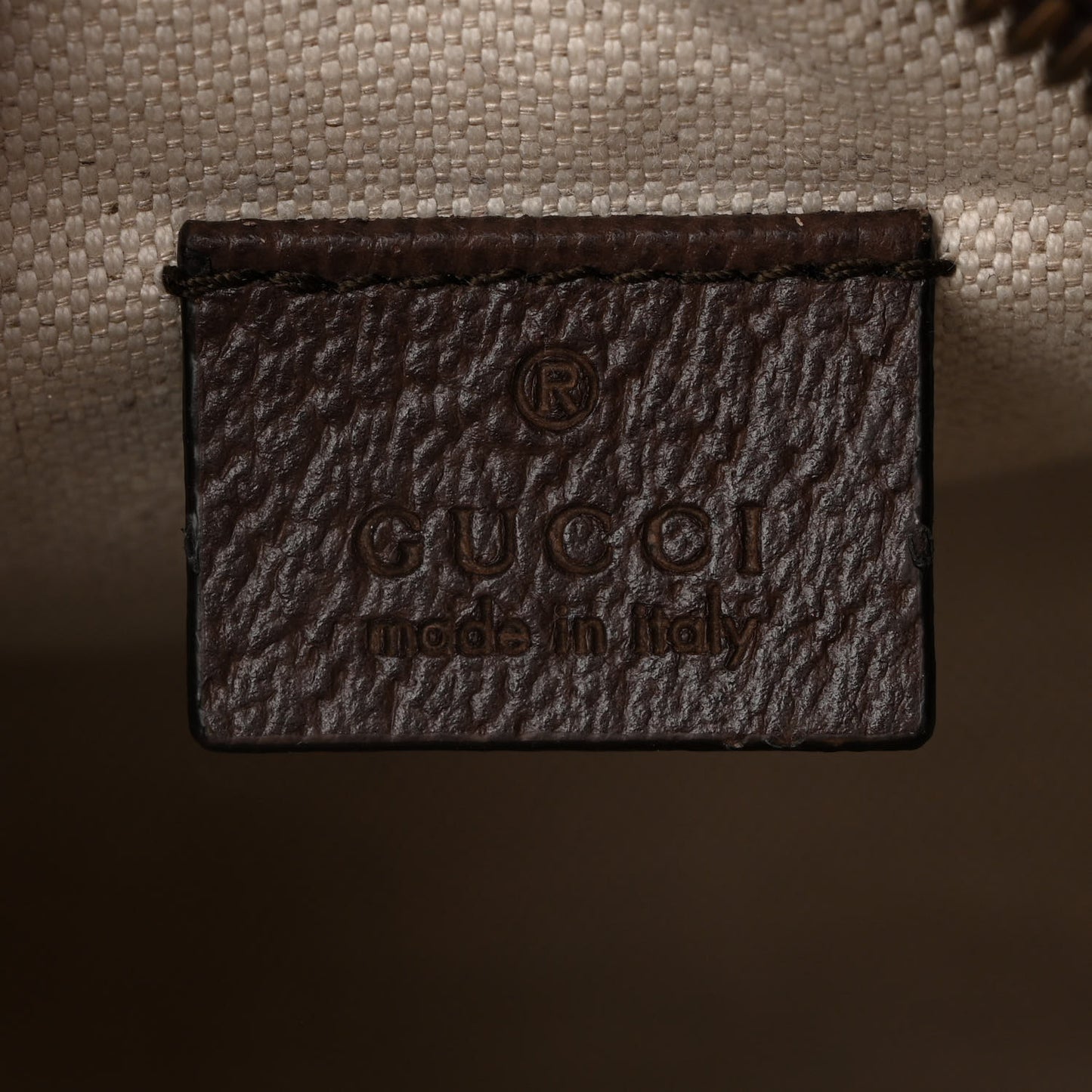 GG Supreme Monogram Web Mini Ophidia Messenger Brown