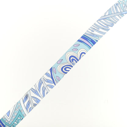 Hermes Silk Le Jardin de la Maharani Twilly Bleu Glacier Turquoise 5 of 5