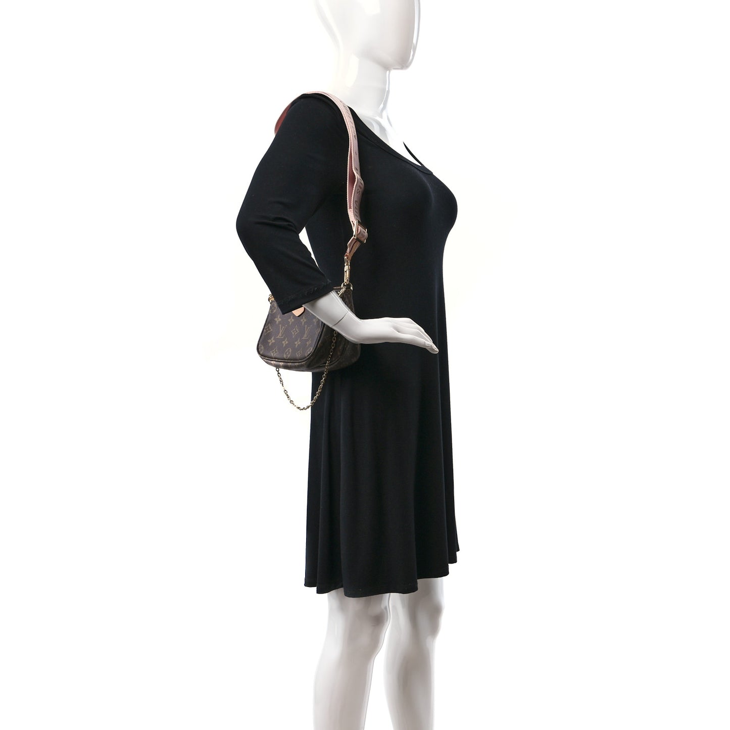 Monogram Multi Pochette Accessories Rose Clair