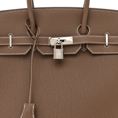 Hermes Togo BIRKIN 35 Etoupe 8 of 13