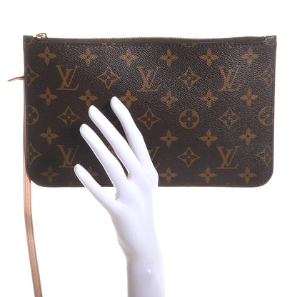 Louis Vuitton Monogram Neverfull MM GM Pochette 2 of 7