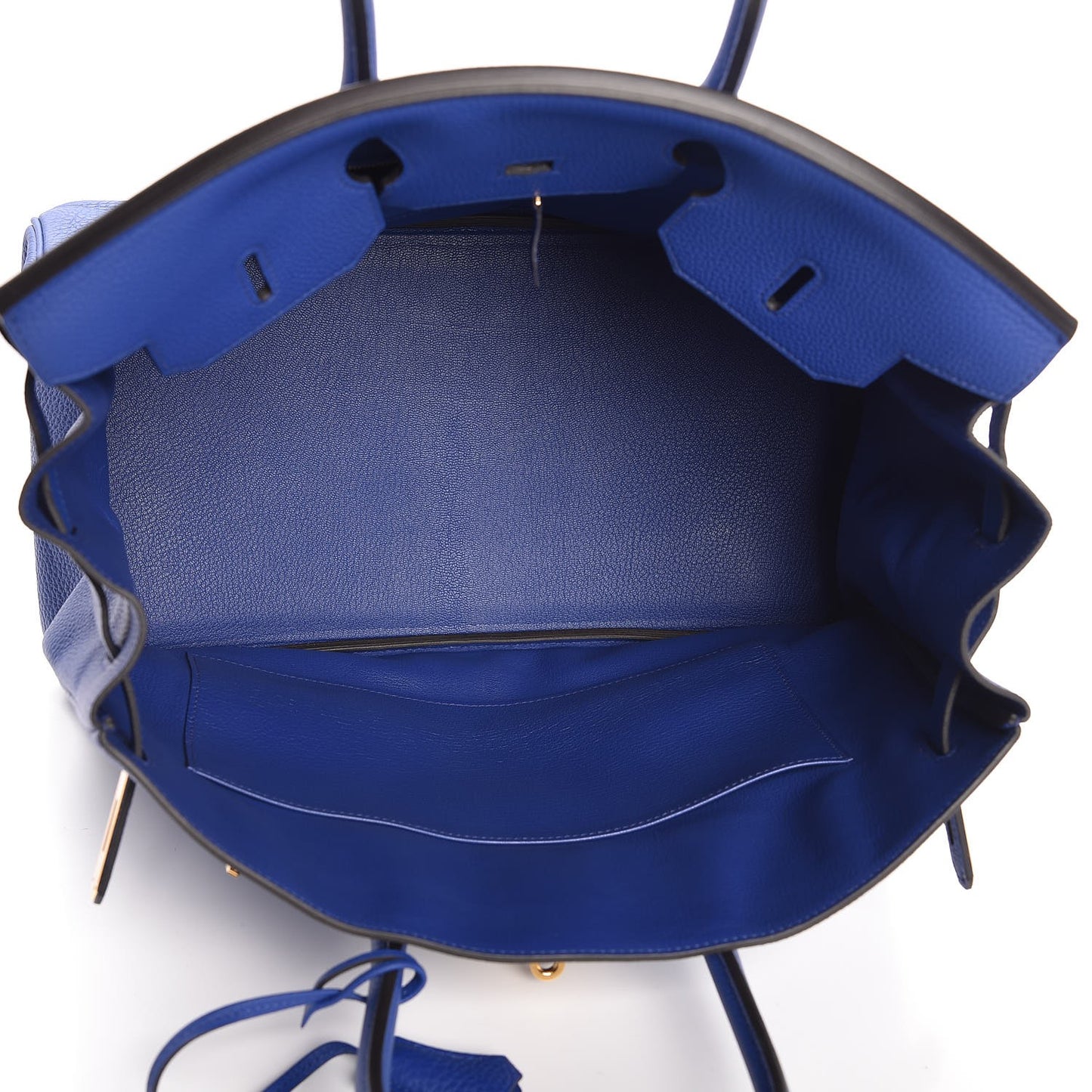 Togo Birkin 35 Bleu Electrique