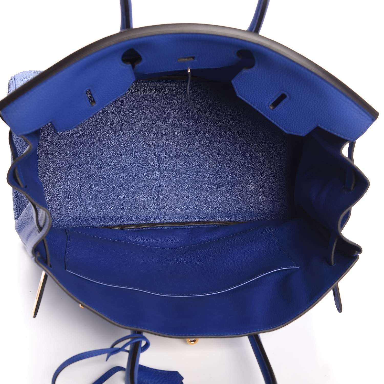 Hermes Togo Birkin 35 Bleu Electrique 16 of 33