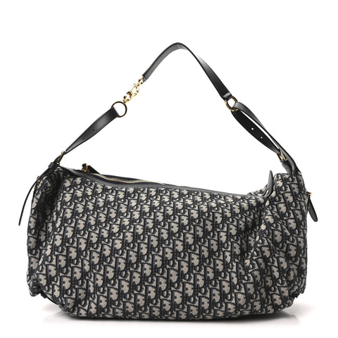 Oblique Large D-Journey Bag Blue