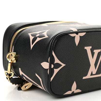 Louis Vuitton Empreinte Monogram Giant Vanity PM Black Beige 8 of 10