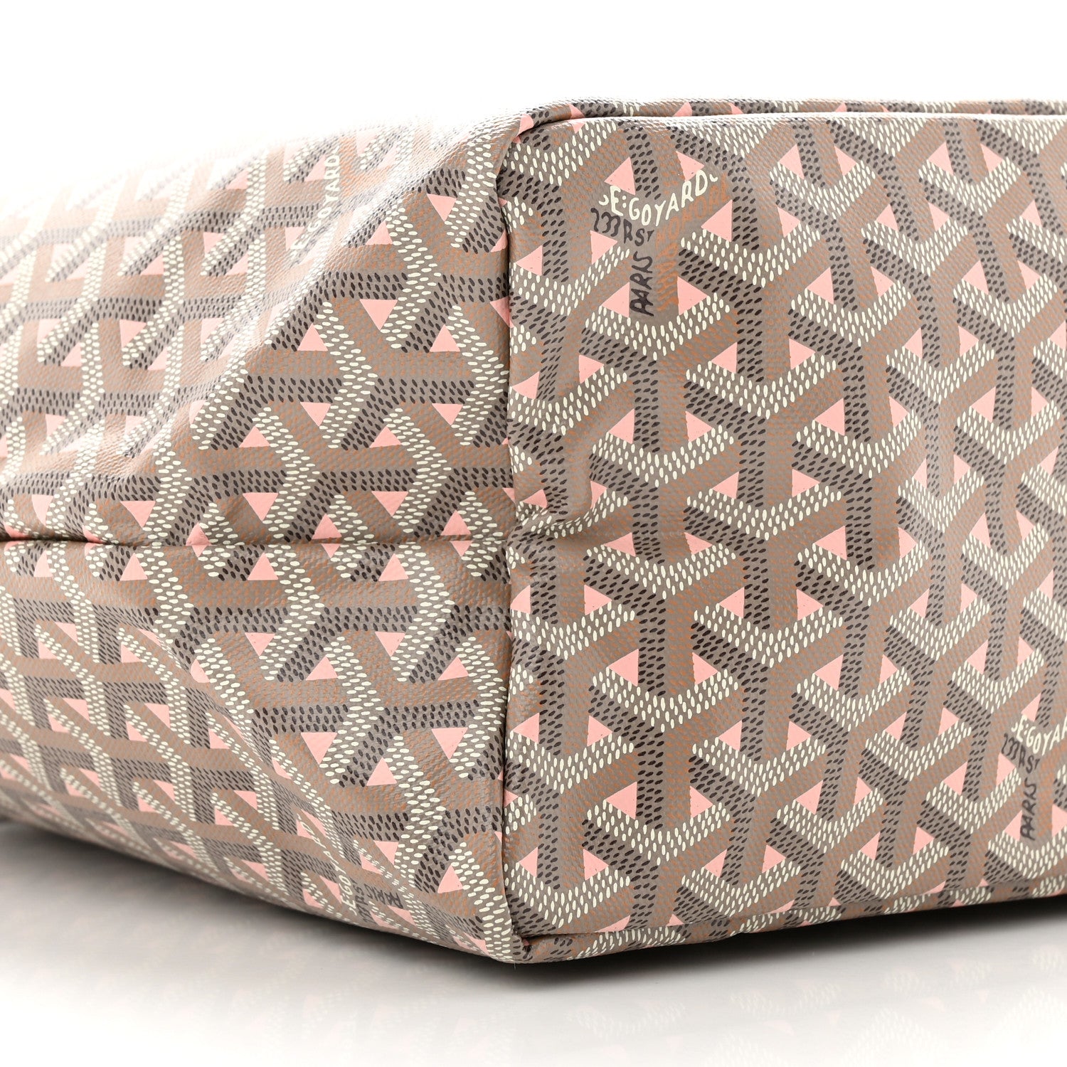 Goyard Goyardine Saint Louis Claire Voie PM Grege Powder Pink 10 of 12