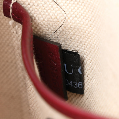 Gucci Arabella Calfskin Horsebit 1955 Shoulder Bag Rosso Ancora 7 of 10
