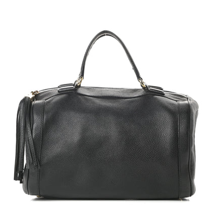 Gucci Pebbled Calfskin Medium Soho Boston Black 1 of 17
