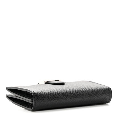 Hermes Epsom Bearn Card Holder Wallet Black 4 of 7