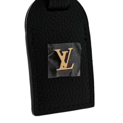 Louis Vuitton Calfskin City Steamer Luggage Tag Black 3 of 3