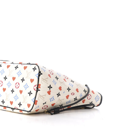 Louis Vuitton Game On Neverfull MM White 7 of 10