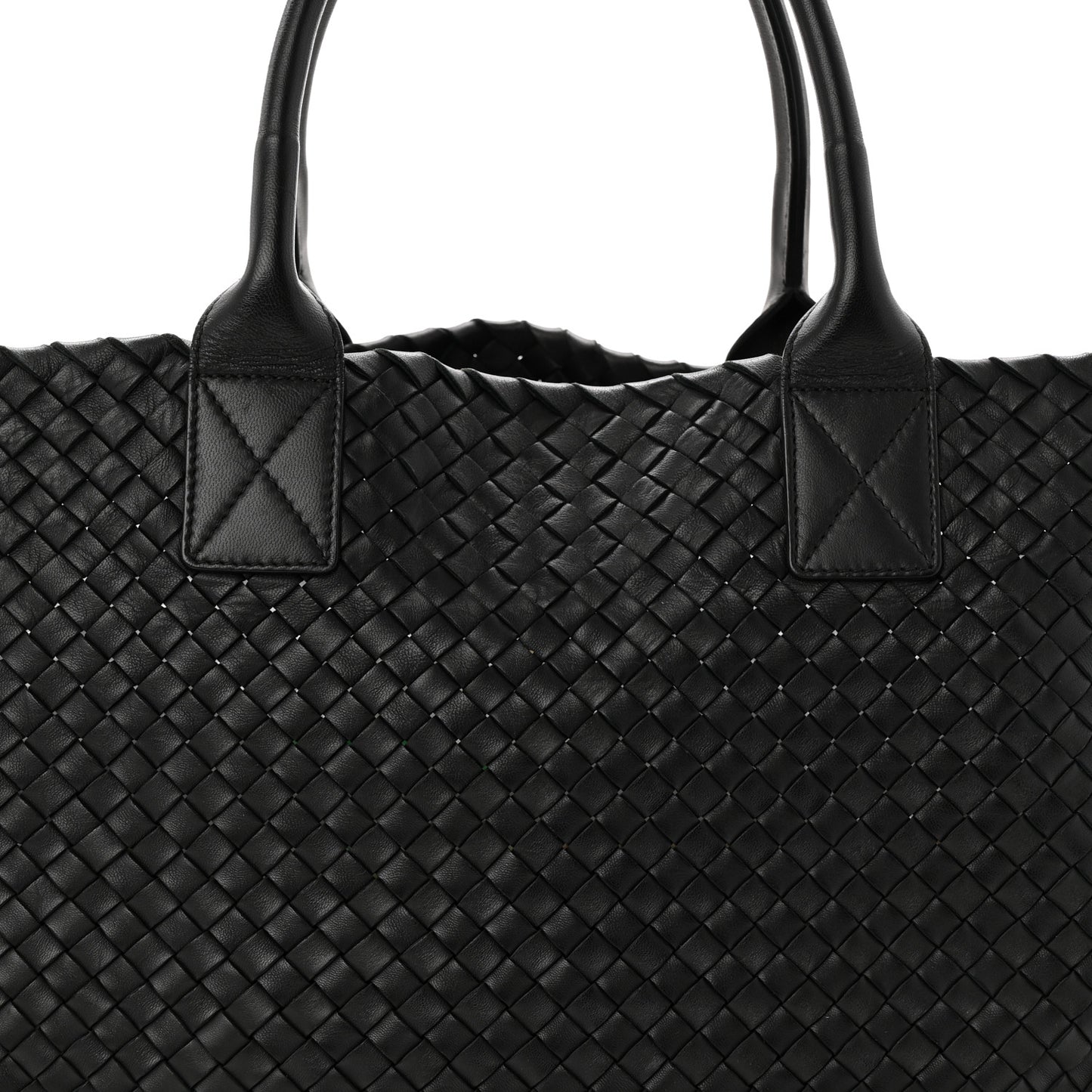 Nappa Intrecciato Medium Cabat Black