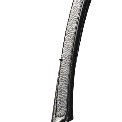 Saint Laurent Grain De Poudre Matelasse Chevron Monogram Shopping Bag Black 15 of 15