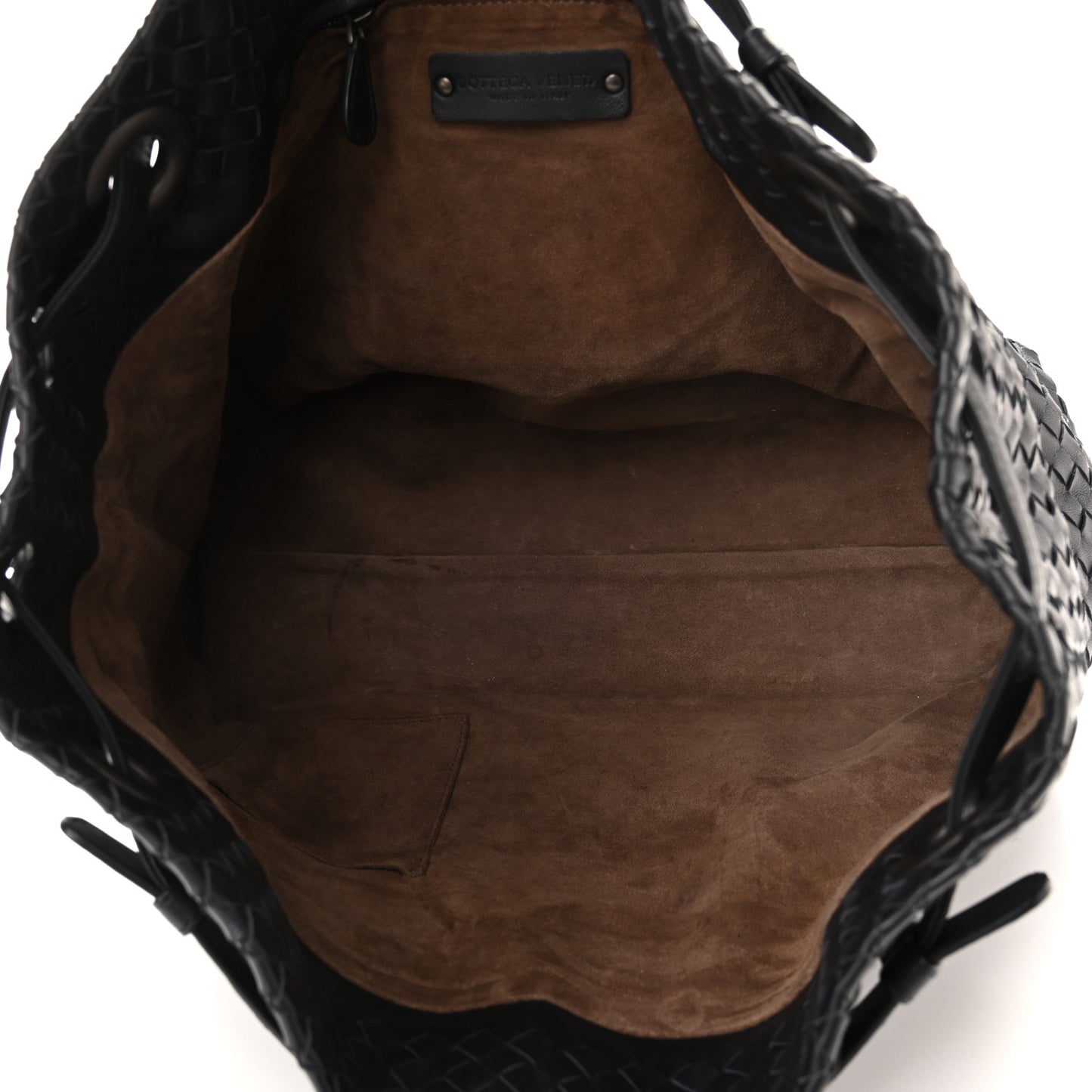 Nappa Intrecciato Medium Garda Bag Tourmaline