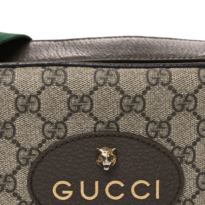 Gucci GG Supreme Monogram Web Neo Vintage Shoulder Bag Beige New Acero Crop 8 of 12