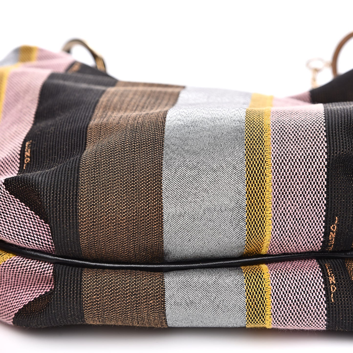 Pequin Small Chef Chain Hobo Multicolor Rosa Black