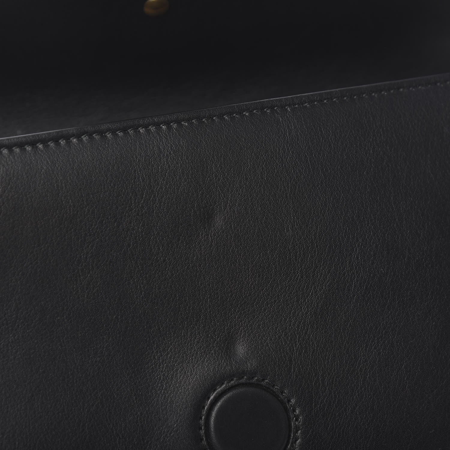 Gucci Calfskin Pearly GG Marmont Clutch Black 9 of 10