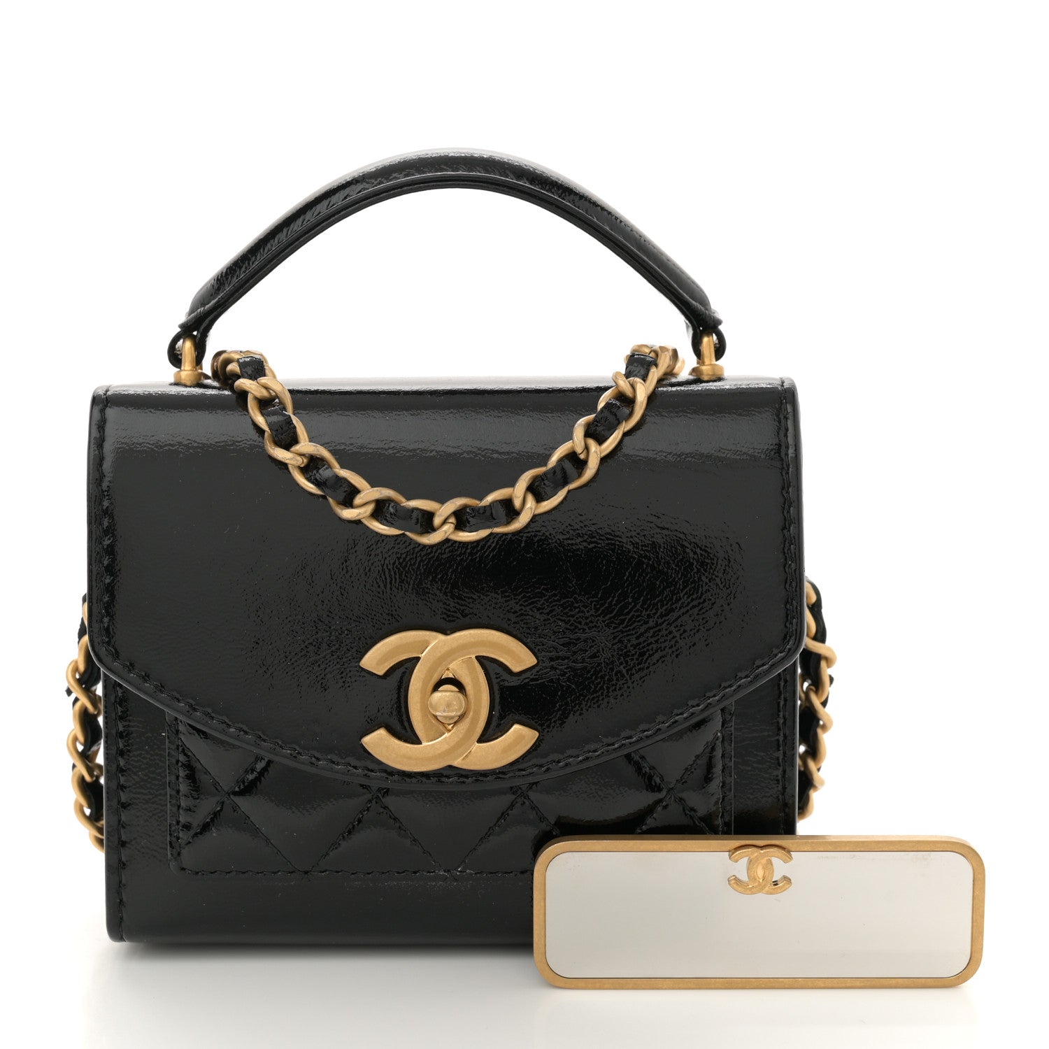 【CHANEL】ハンガー　ブラック Chanel Handle Lamb Black | SACLÀB