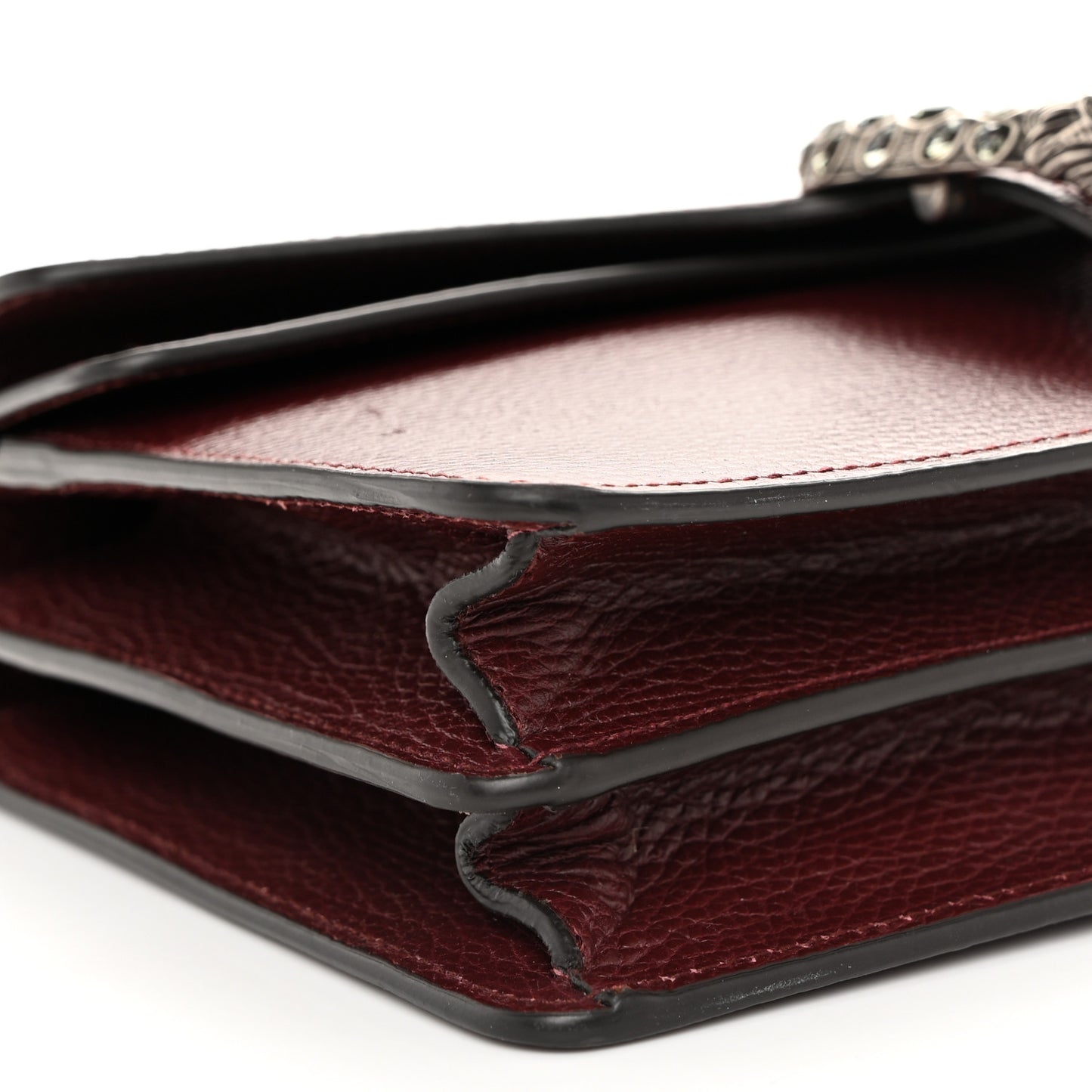 Dollar Calfskin Crystal Small Dionysus Shoulder Bag Vintage Bordeaux
