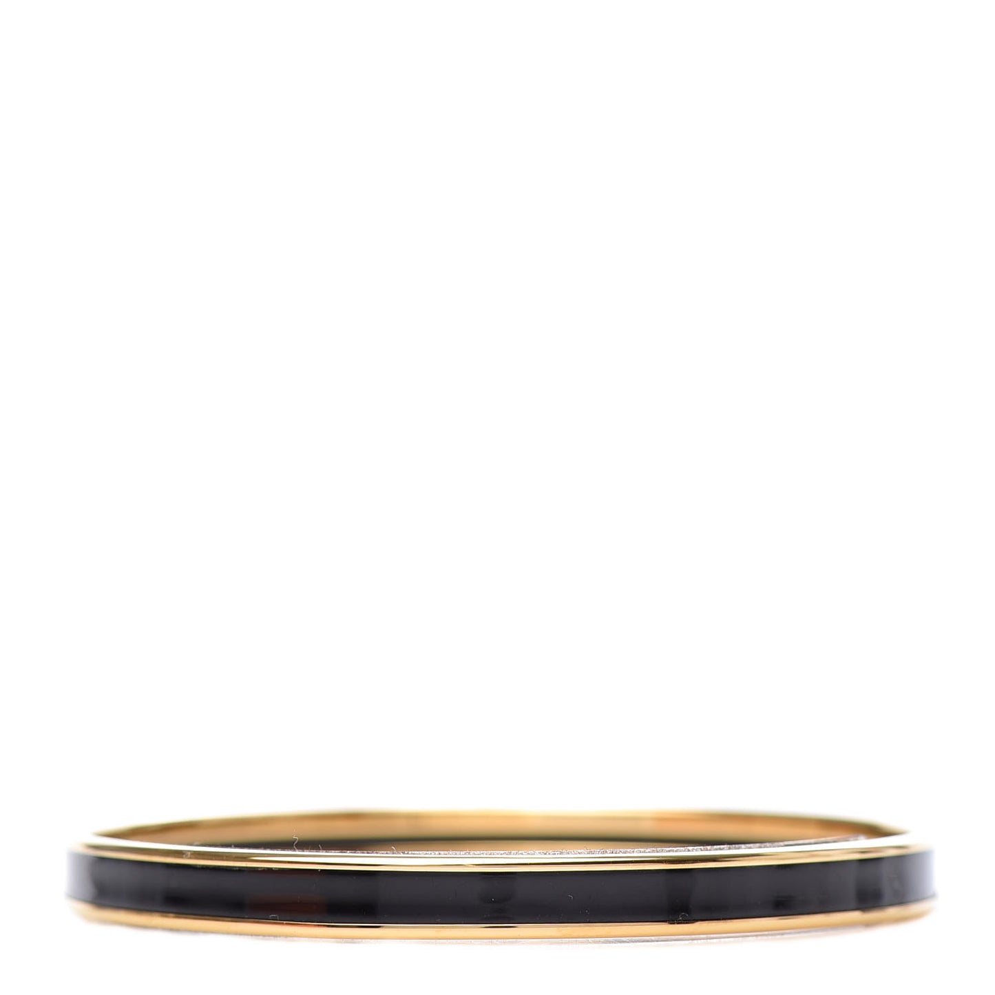 Enamel Printed Extra Narrow Printed Bracelet 62 Black