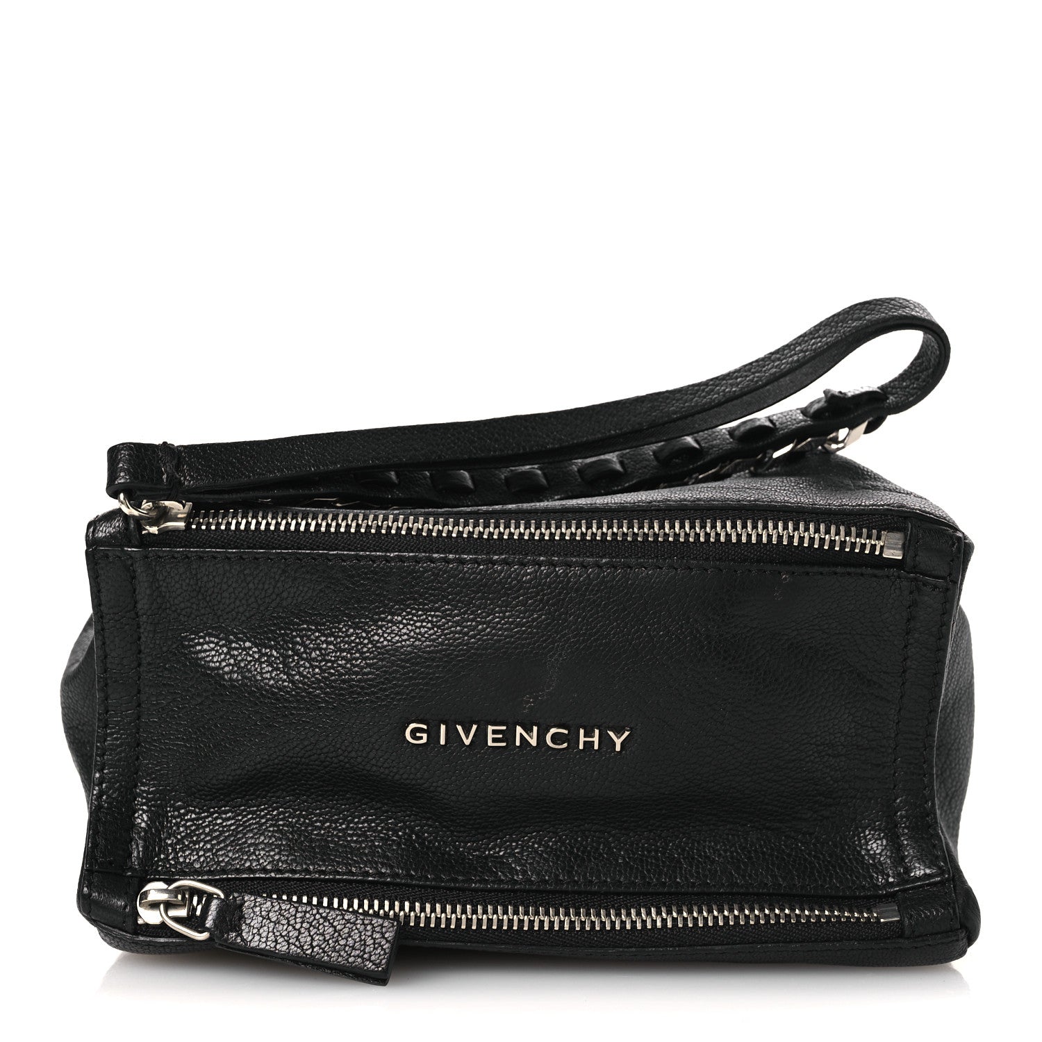 Givenchy Sugar Goatskin Pandora Wristlet Black 1 of 12