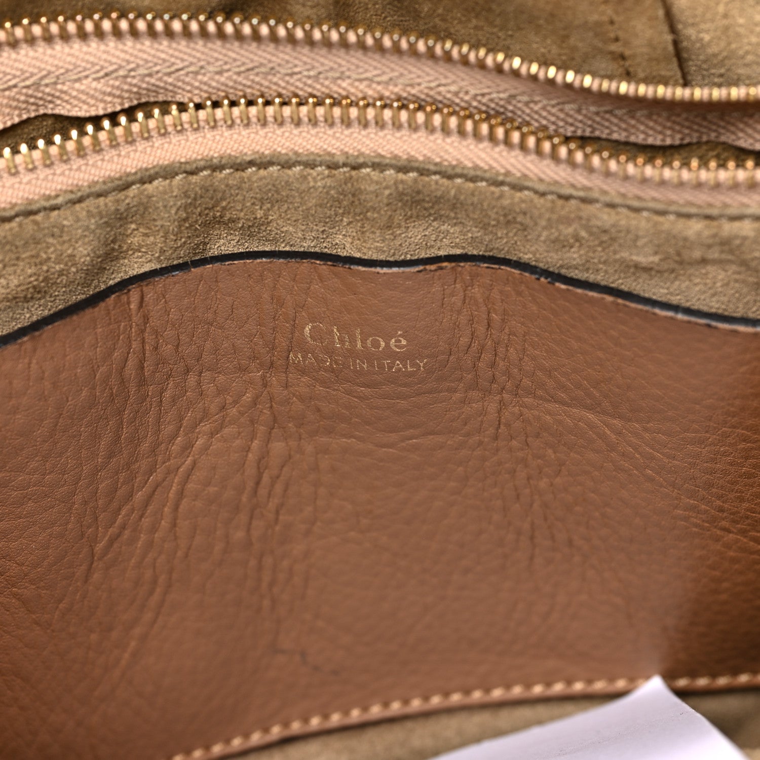Chloe Grained Calfskin Small Hayley Hobo Nut 6 of 9