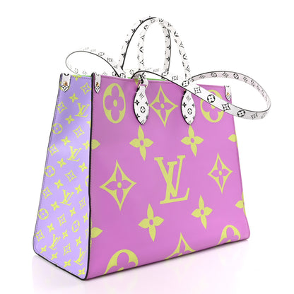 Louis Vuitton Monogram Giant Onthego GM Pink Lilac 3 of 8