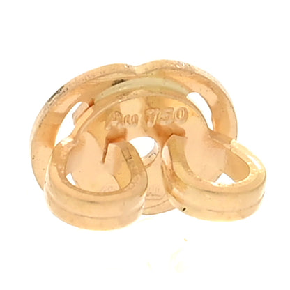 Gucci 18K Yellow Gold Green Tourmaline Interlocking G Earrings 49/4.75 5 of 6