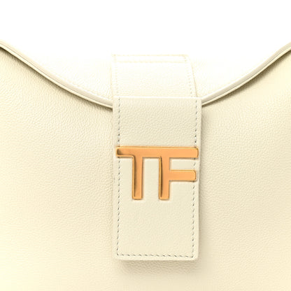Tom Ford Grained Calfskin Mini TF Hobo White 7 of 9