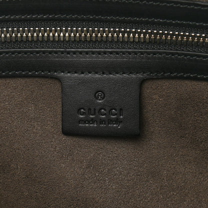 Gucci Guccissima Signature Medium Duffle Black 5 of 9