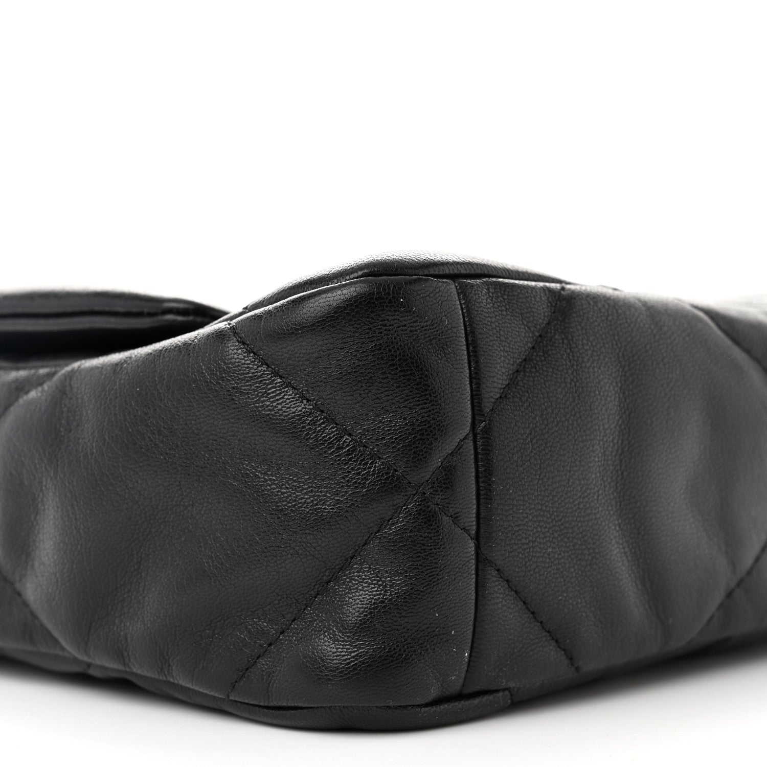 Chanel Goatskin Quilted Medium Chanel 19 Flap Black 9 of 12