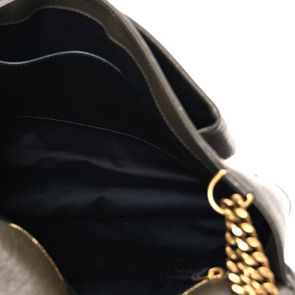 Saint Laurent Grained Lambskin Monogram Large Niki Chain Satchel Light Musk 5 of 10