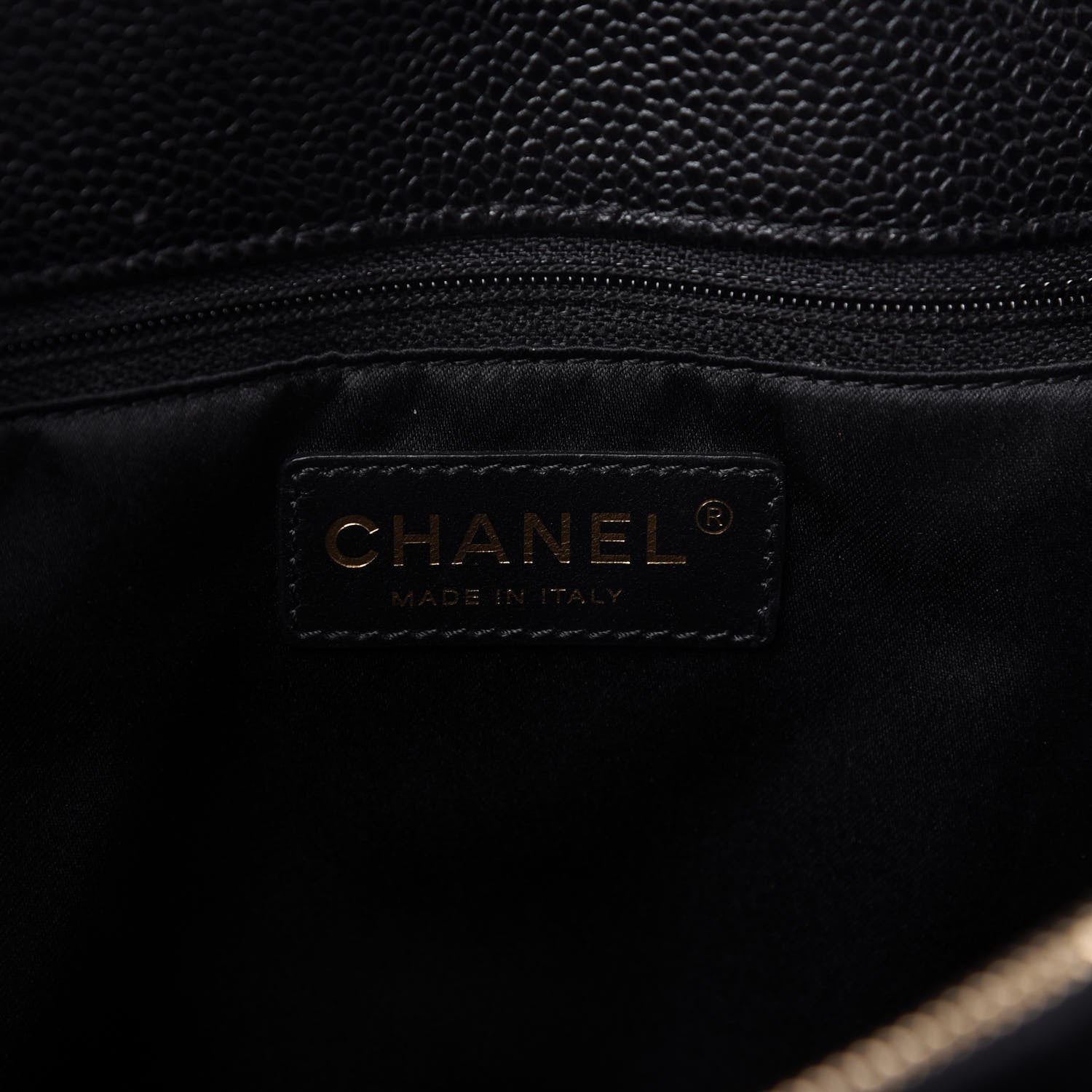 Chanel Caviar Quilted Grand Shopping Tote GST Black 8 of 10