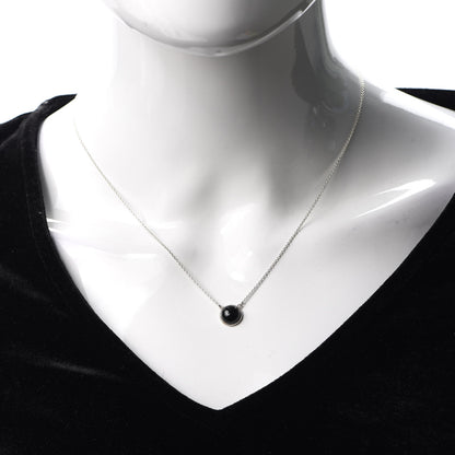 Tiffany Sterling Silver Black Jade Elsa Peretti Color By The Yard Necklace 2 of 5