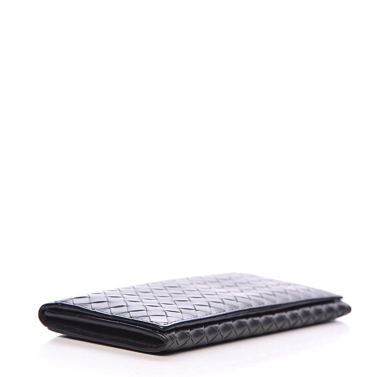 Bottega Veneta Nappa Intrecciato Long Bi-Fold Wallet Dark Grey 4 of 6