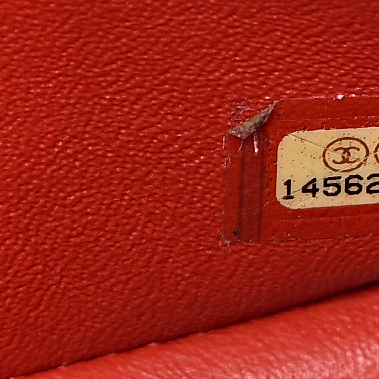 Lambskin Quilted Jumbo Double Flap Red