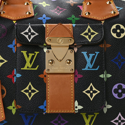Louis Vuitton Monogram Multicolor Speedy 30 Black 7 of 16