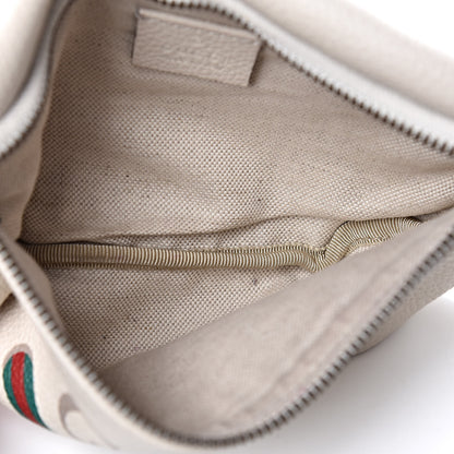 Gucci Grained Calfskin Small Logo Belt Bag White 5 of 12