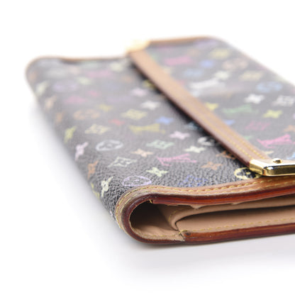 Louis Vuitton Monogram Multicolor Porte Tresor International Wallet Black 15 of 15