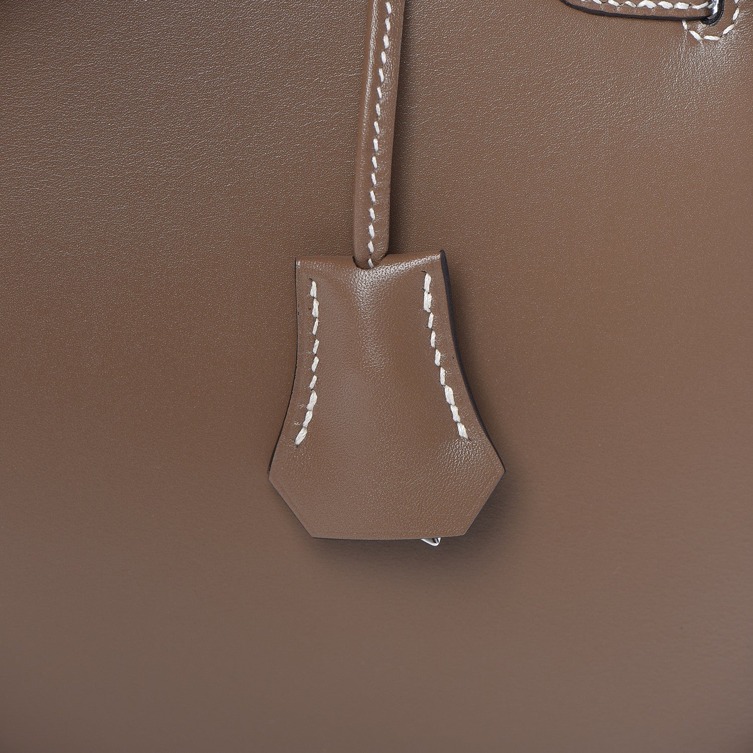 Hermes Tadelakt Kelly Sellier 25 Etoupe 30 of 35