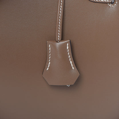 Hermes Tadelakt Kelly Sellier 25 Etoupe 30 of 35